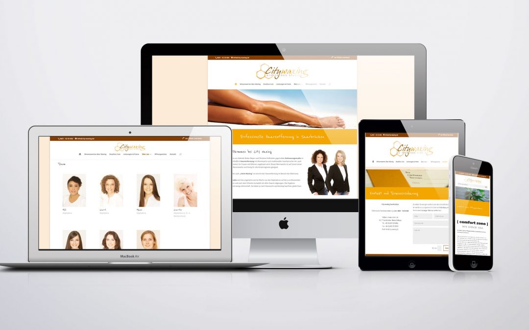Neue Webseite für City Waxing