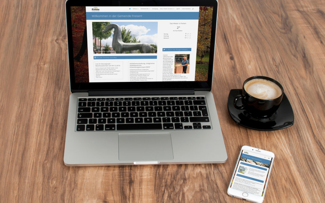 Responsive Webseite für Gemeinde Freisen